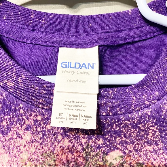 Bleached Peace Sign Shirt Size 6t - Picture 4 of 4